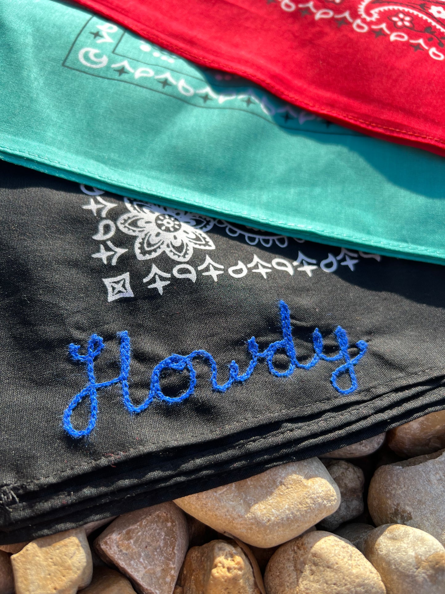 Custom Monogrammed Bandana