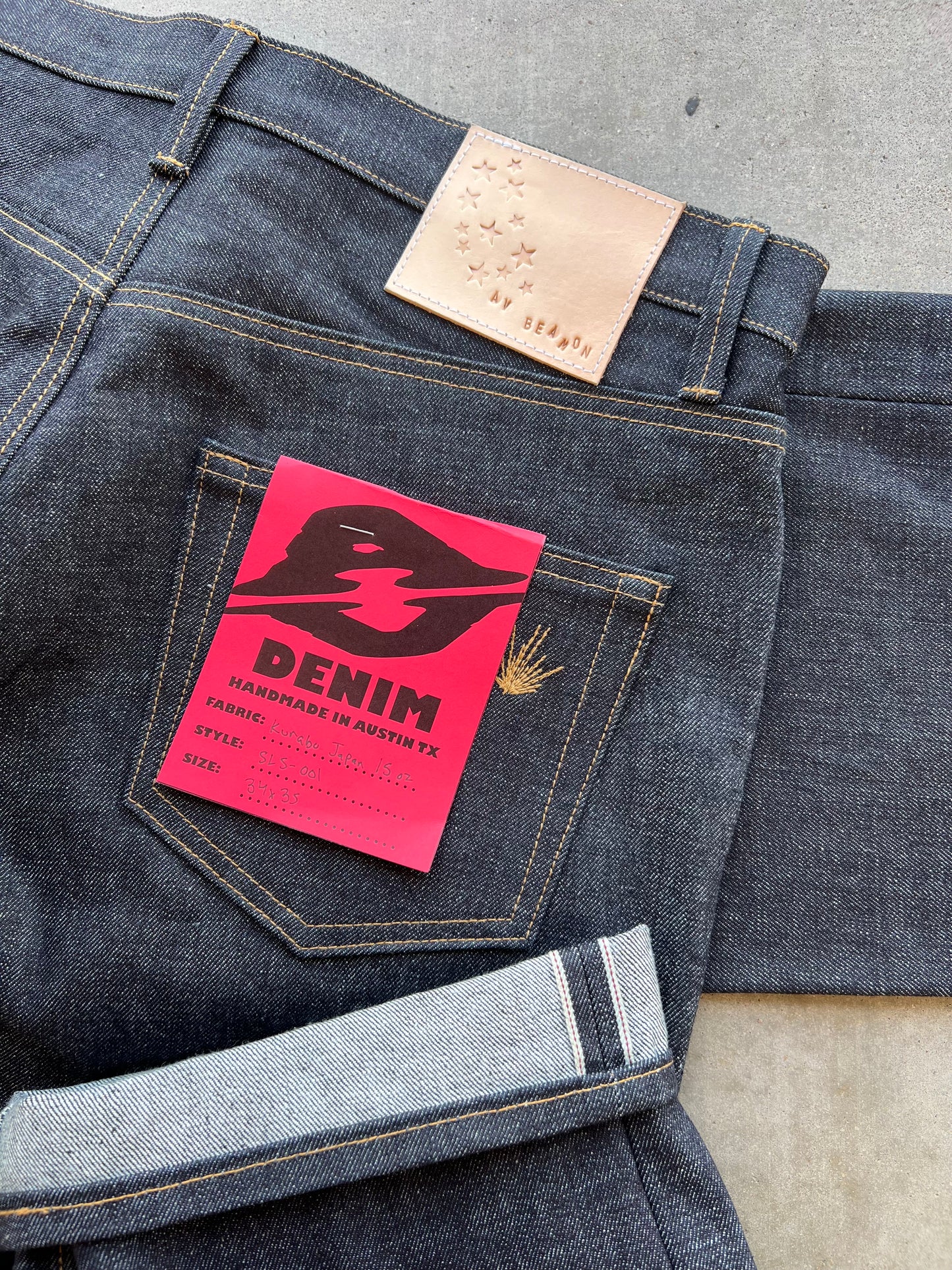 SLS-001 Straight Leg Selvedge-Ready to Ship