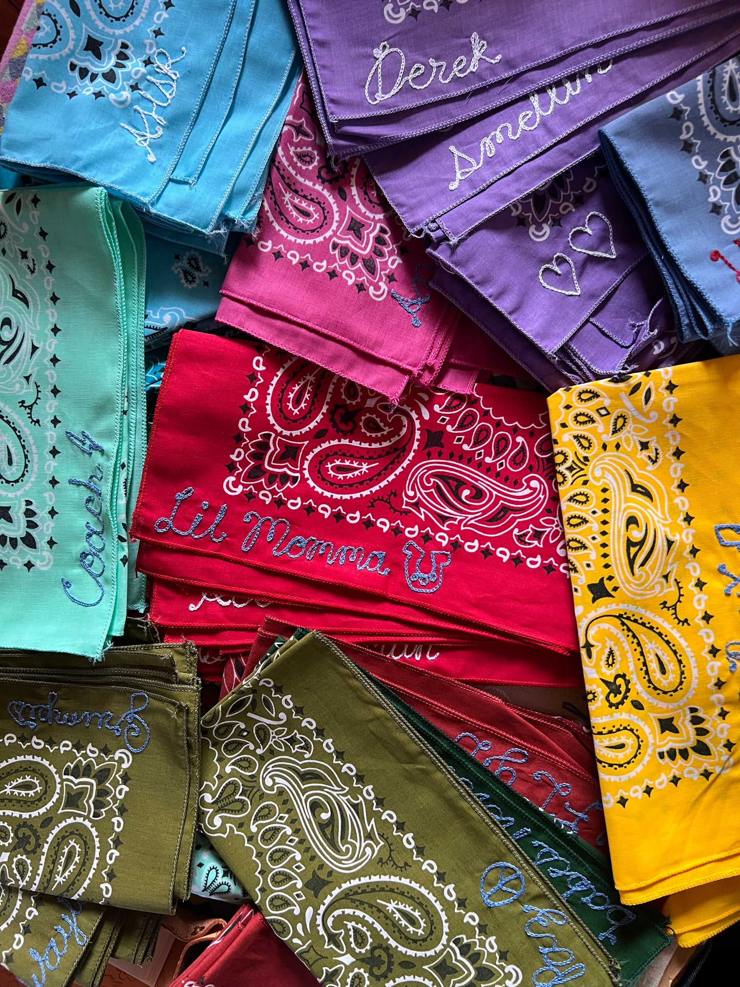 Custom Monogrammed Bandana