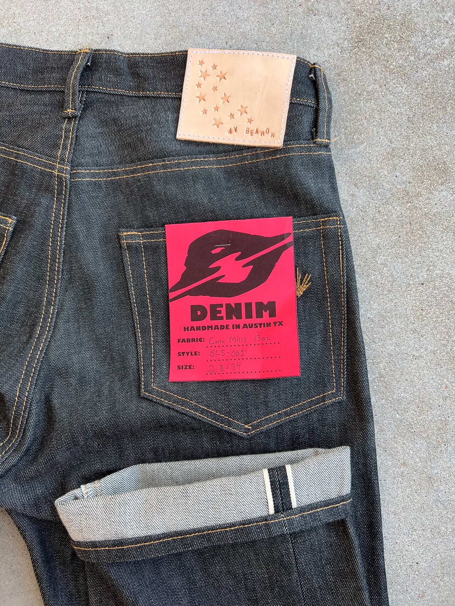 SLS-001 Straight Leg Selvedge-Ready to Ship