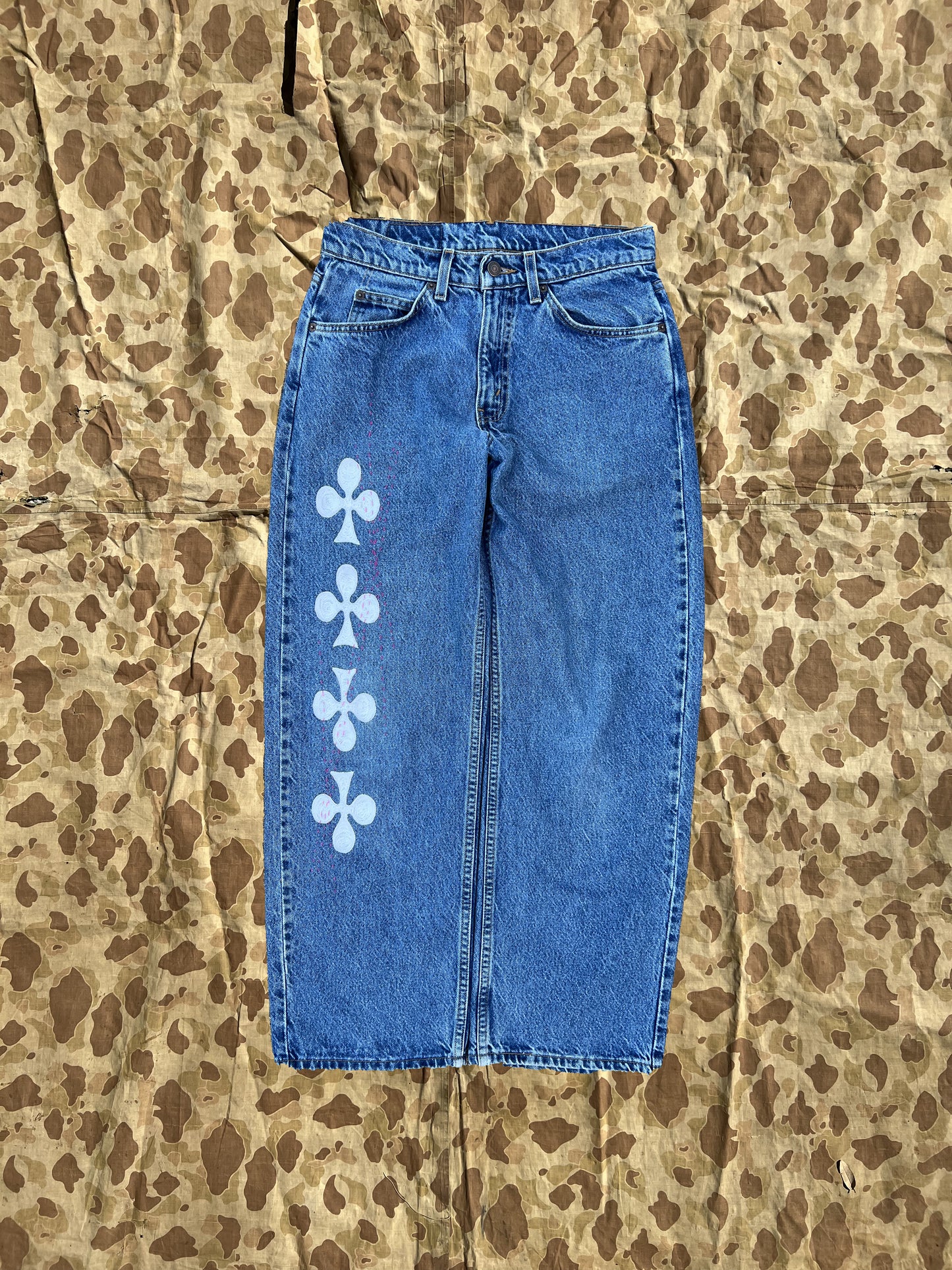 565  Chainstitched Orange Tab Levi’s