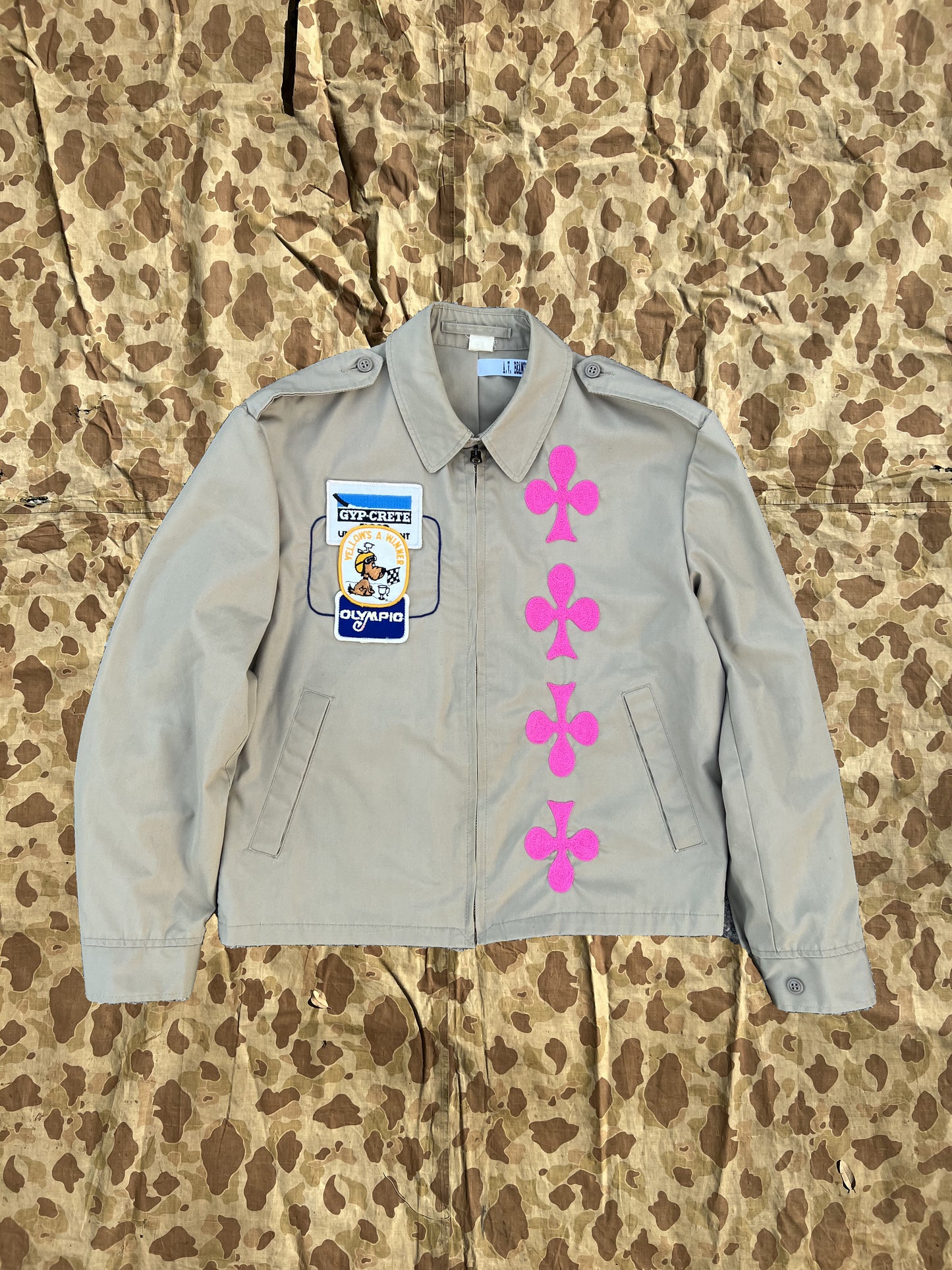 Clubs Embroidered Zip Jacket