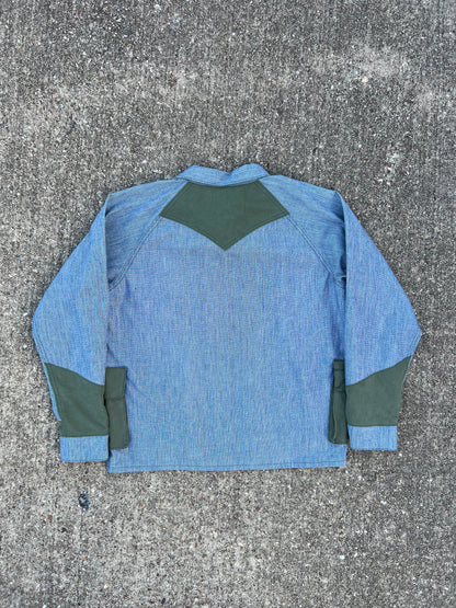 Indigo Cargo Zip Jacket