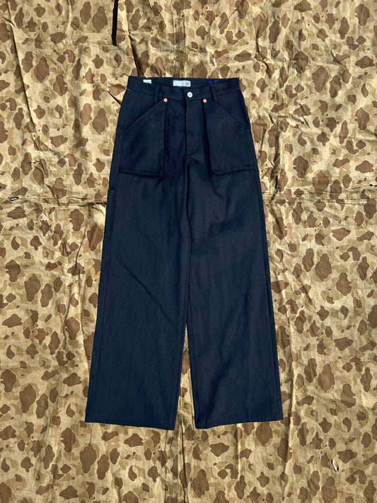 WS-001 Wide Leg Jeans- Pleated Front Pocket 28 x 32