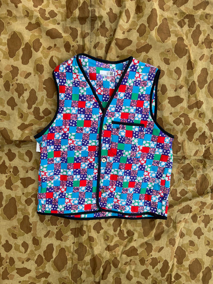 Floral Quilted Vest