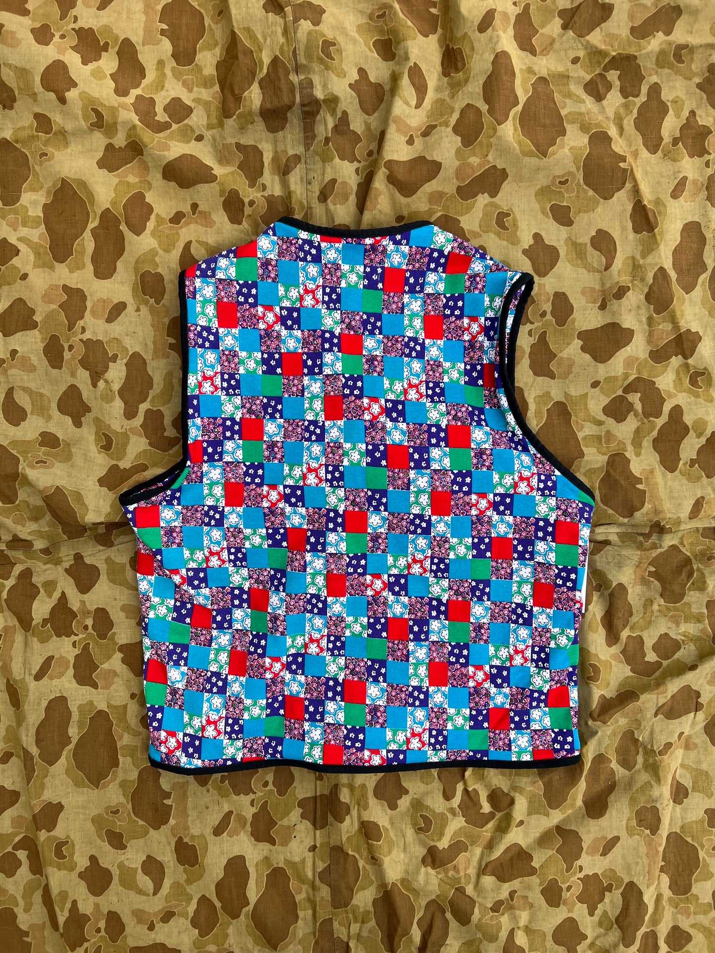 Floral Quilted Vest