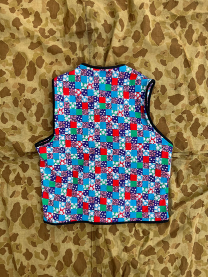 Floral Quilted Vest