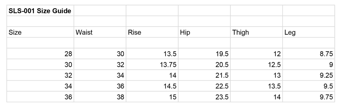 SLS-001 Straight Leg Selvedge Pre-Order