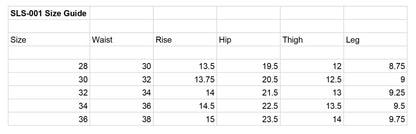 SLS-001 Straight Leg Selvedge Pre-Order